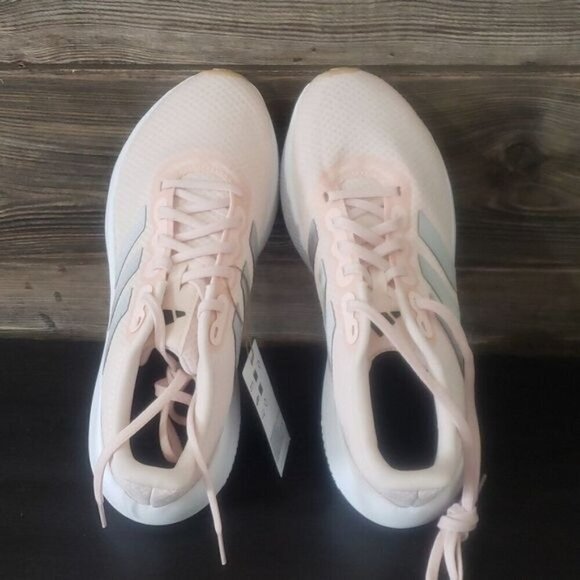 New Adidas Run Falcon Womens Sneakers Size 8 Running Lightweight Reflective Pink - Picture 8 of 10